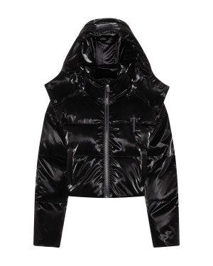 Trapstar Magnetic T Trim Puffer Black | BFUHJW-750